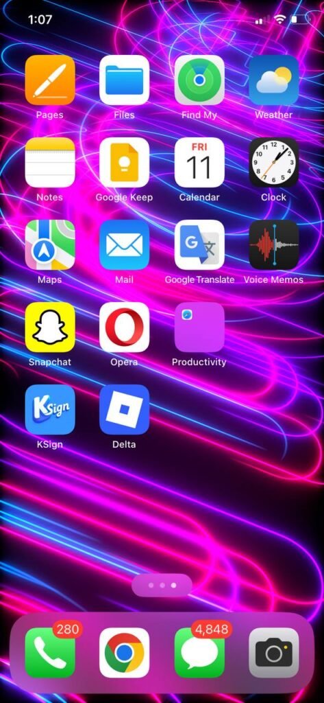 delta executor installed in iOS device